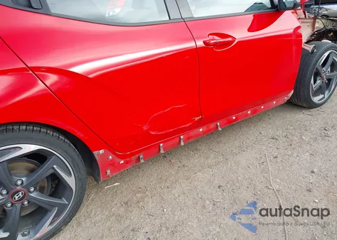 2019 Hyundai Veloster Turbo Ultimate z USA, uszkodzony, nr VIN KMHTH6AB1KU008592